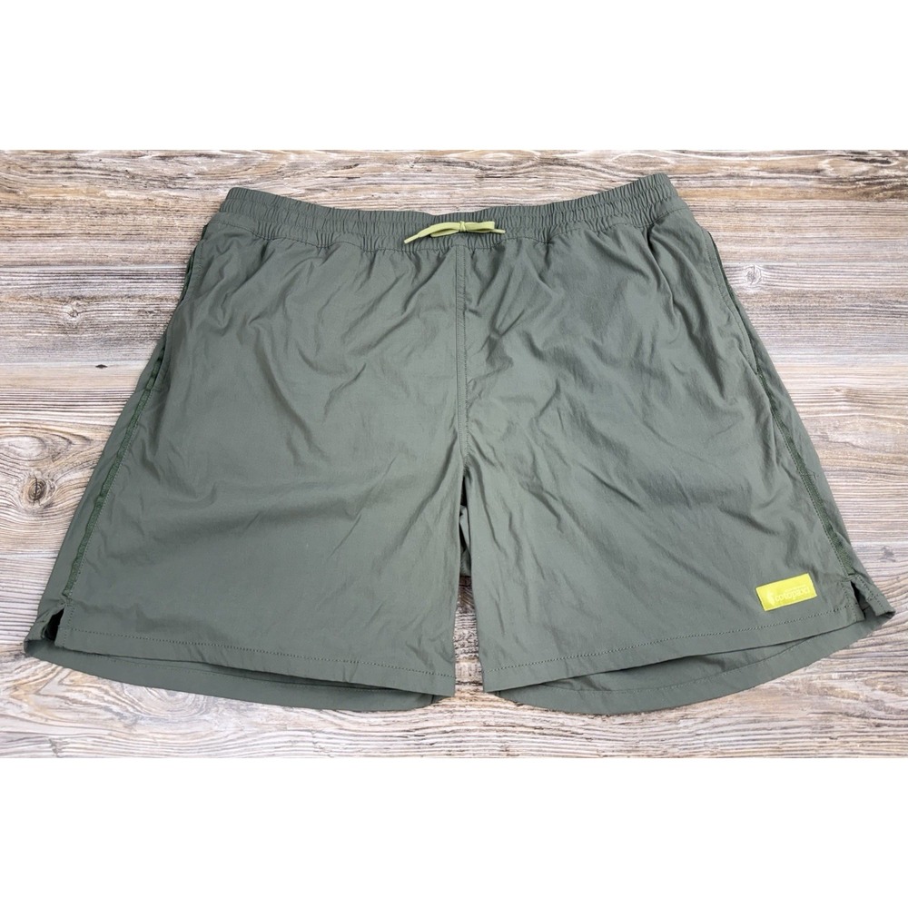 Cotopaxi Retro Active 7" Shorts Men's XL‎ Fatigue Green Recycled Nylon Shorts
